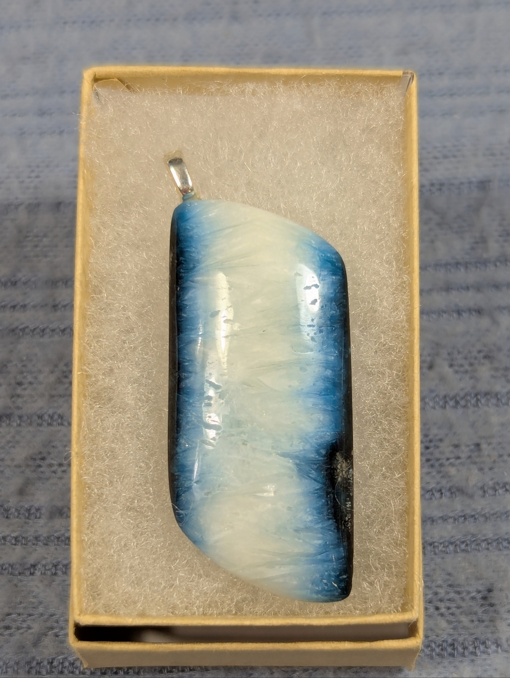 Blue Ice Glacierite Pendant